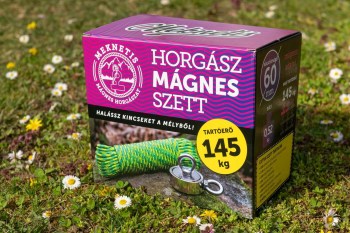 145kg (oldalanként) tartóerejű kétoldalas horgász mágnes!